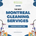 blue white illustration were open home cleaning service facebook post