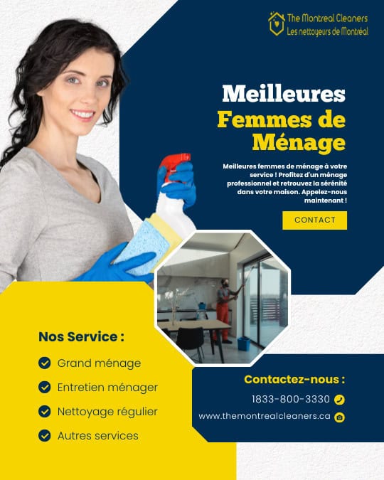 meilleures femmes de ménage de Montréal