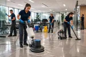 Commercial deep cleaning