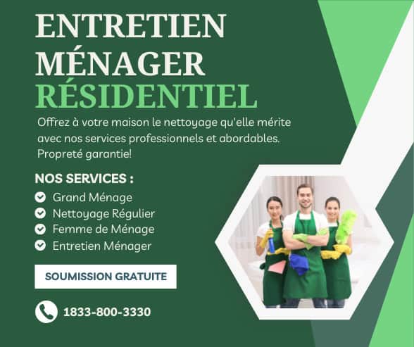 Green and White Modern Cleaning Service Facebook Post