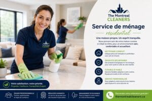 Service d'entretien ménager résidentiel