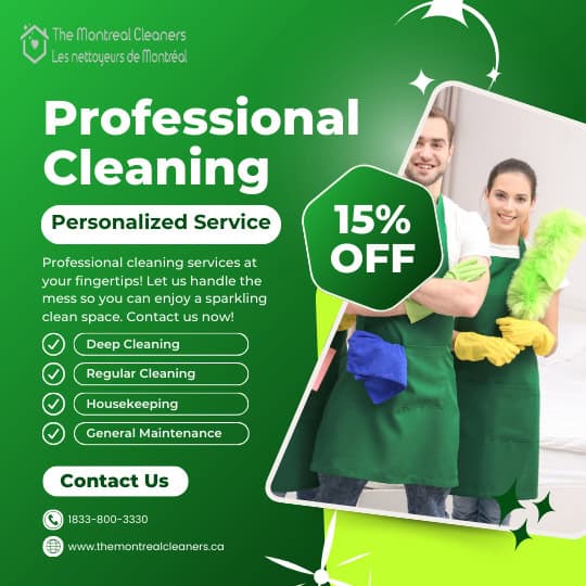 Budget House Cleaning Services in Montreal, Laval and Longueuil