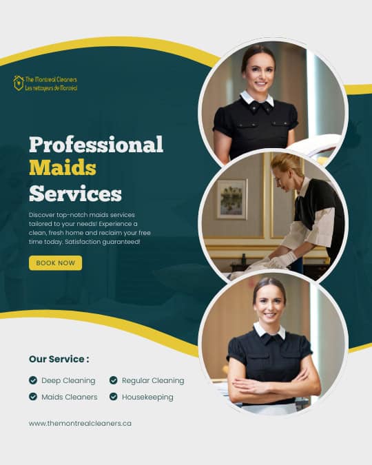 green and yellow modern professional housekeeping services instagram post