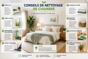 Conseils de nettoyage de chambre