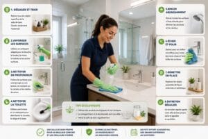 Guide de nettoyage de salle de bain