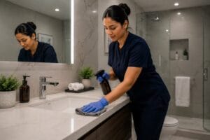 professional bathroom deep cleaning in montreal