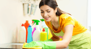 How do professionals deep clean a house?