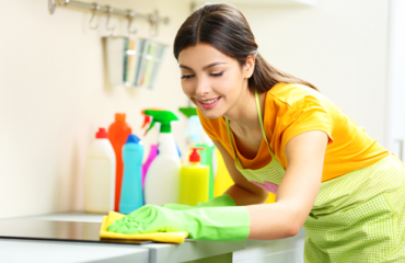 How do professionals deep clean a house?