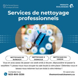 Services de nettoyage professionnels écologiques à Montréal