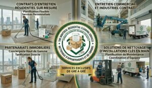 Services professionnels de nettoyage résidentiel et commercial