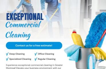 Exceptional Commercial Cleaning in Greater Montreal! Exceptional Commercial Cleaning in Greater Montreal!