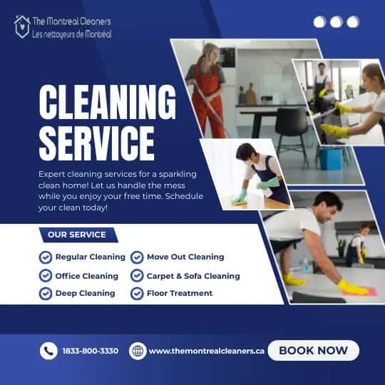 Professional office cleaning across Greater Montreal