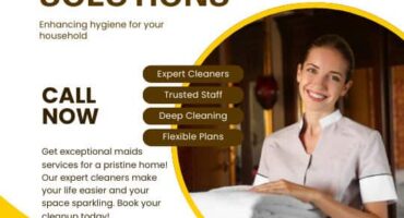 Yellow and Brown Modern Housekeeping Services Instagram Post