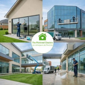 Professional window cleaning service 