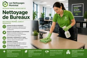 Nettoyage de bureaux professionnel Montréal conciergerie commerciale