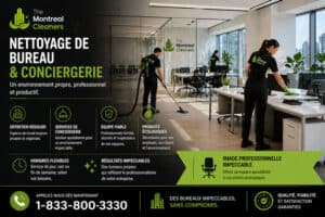 Nettoyage de bureaux professionnel à Montréal — Les Nettoyeurs de Montréal