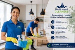 Équipe de ménage résidentiel et commercial à Montréal