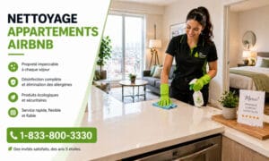 Nettoyage professionnel d’appartement Airbnb moderne