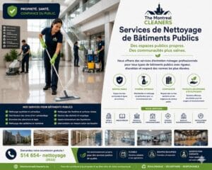 Agent d’entretien nettoyant un hall public moderne