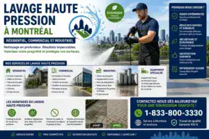 Service de lavage haute pression à Montréal