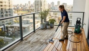 Services Professionnels de Nettoyage de Balcon