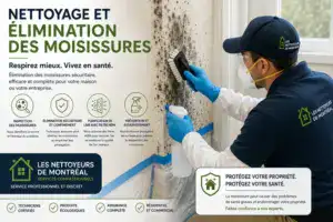 Nettoyage des moisissures à Montréal